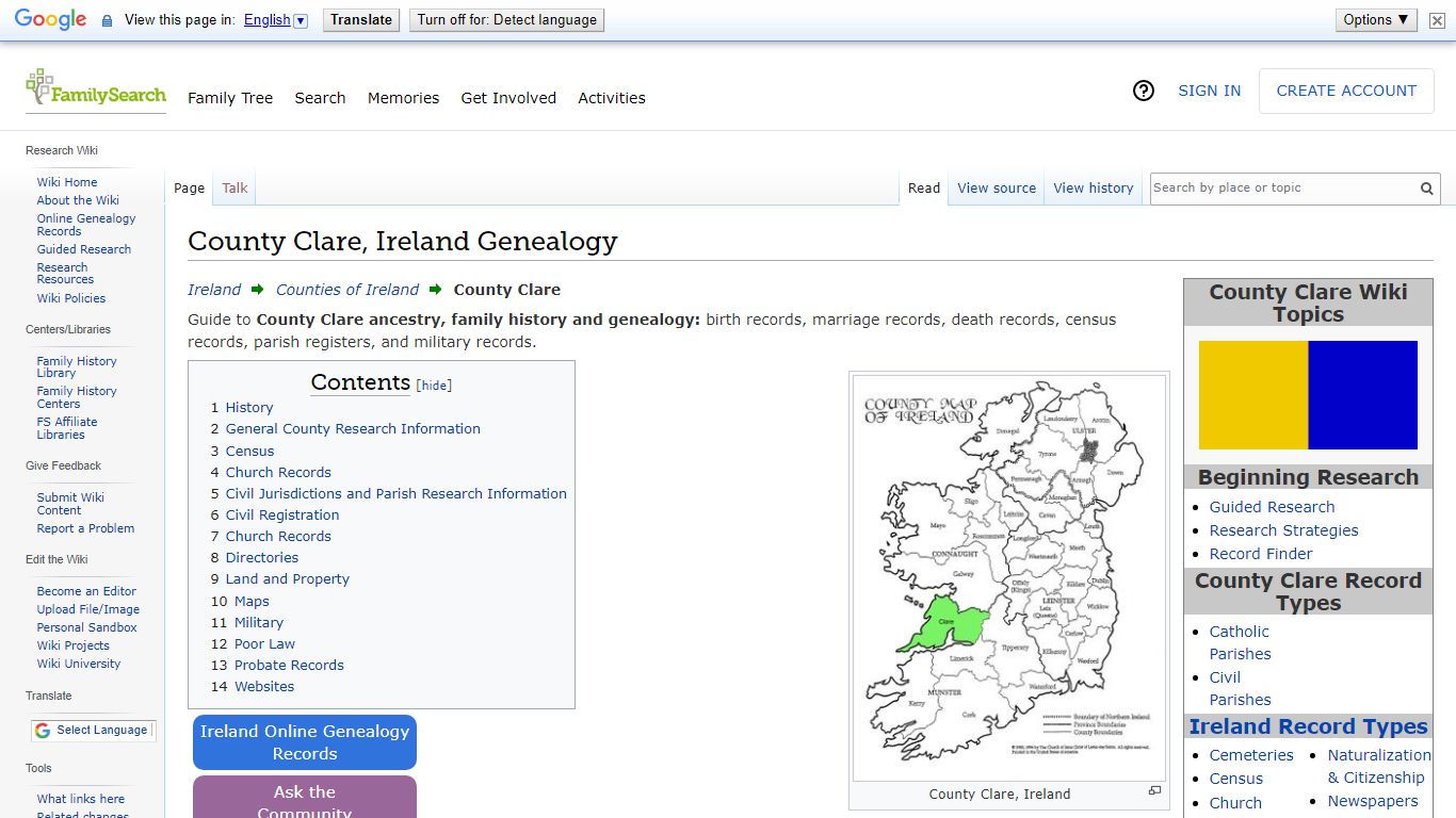 County Clare, Ireland Genealogy • FamilySearch